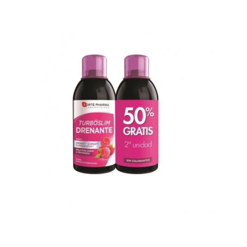 PACK SLIM DRENANTE FRAMBUESA 500 ML SEGUNDA UNID 50 DESCUENTO