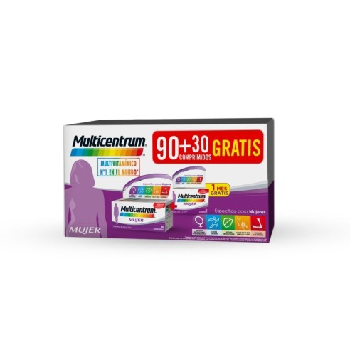 MULTICENTRUM MUJER  90  30 COMPRIMIDOS PACK PROMOCIONAL