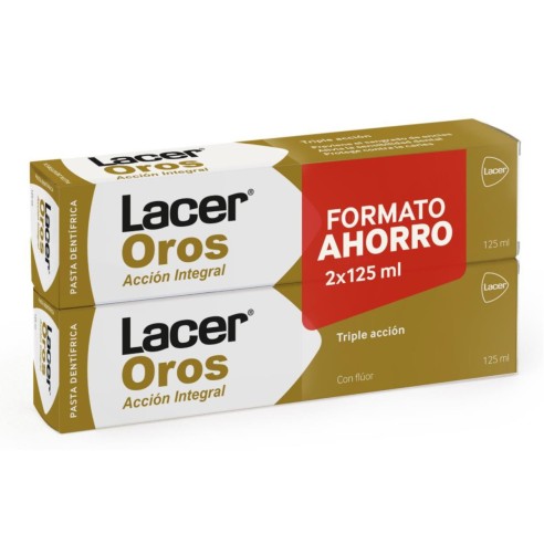 LACER OROS PASTA DENTAL DUPLO 125 X 2