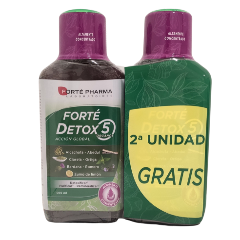 PACK DUO FORTE DETOX 5 ORGANOS 500 ML