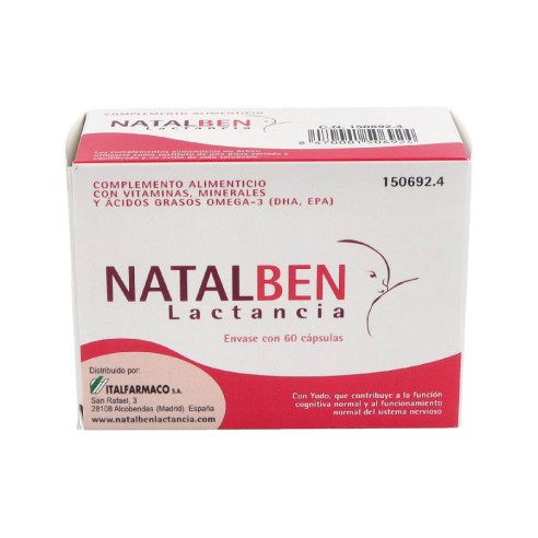 NATALBEN LACTANCIA  60 CAPSULAS