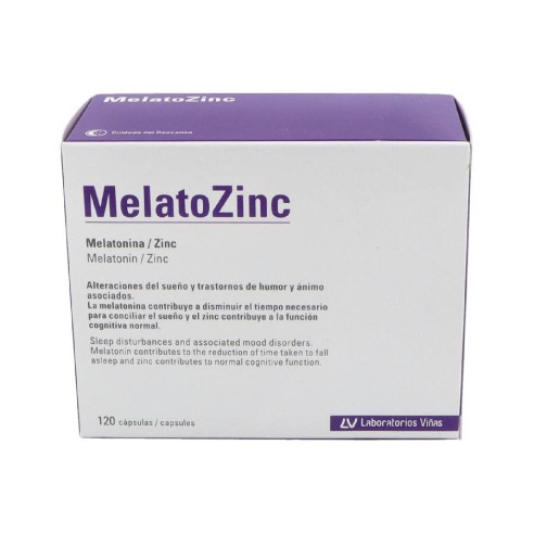 MELATOZINC  1 MG 120 CAPSULAS