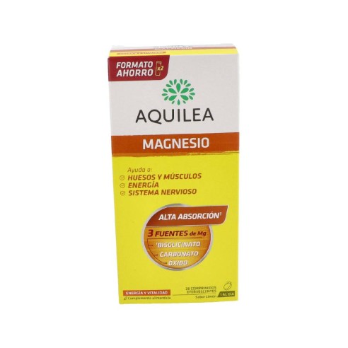 AQUILEA MAGNESIO  375 MG 28 COMPRIMIDOS EFERVESCENTES SABOR LIMON
