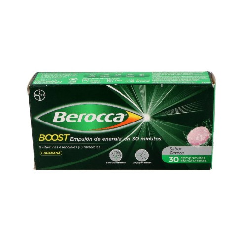 BEROCCA BOOST  30 COMPRIMIDOS EFERVESCENTES