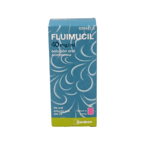 FLUIMUCIL 40 MG/ML SOLUCION ORAL 1 FRASCO 200 ML