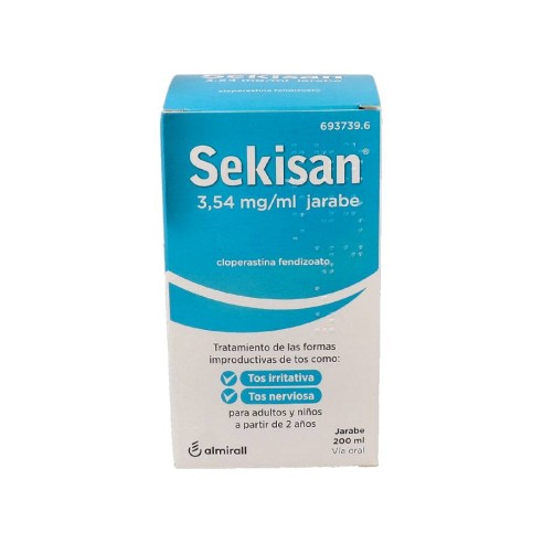 SEKISAN 3,54 MG/ML JARABE 1 FRASCO 200 ML
