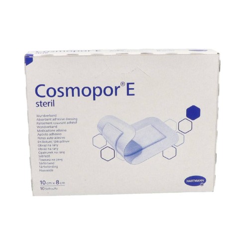 APOSITO ESTERIL COSMOPOR E 10 UNIDADES 10 X 8 CM