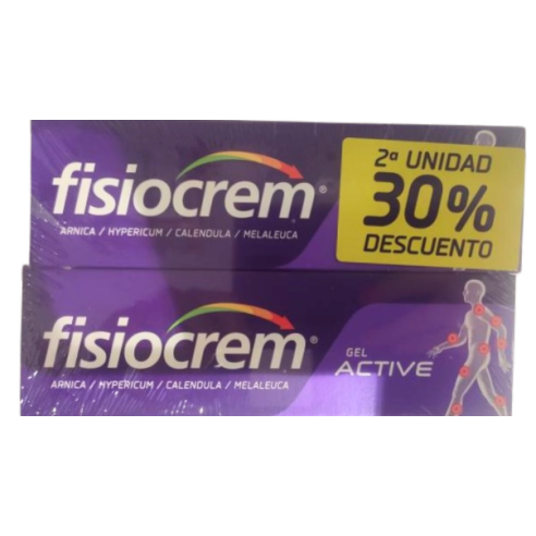 PACK DUPLO FISIOCREM 60ML 2º UNID 20 DESCUENTO