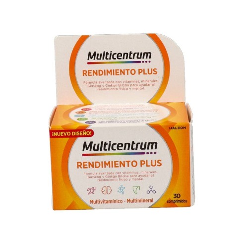 MULTICENTRUM PLUS GINSENG Y GINKGO  30 COMPRIMIDOS