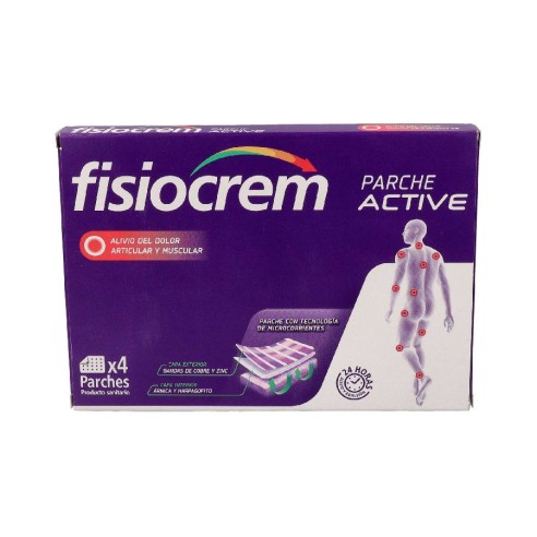 FISIOCREM PARCHE ACTIVE  4 UNIDADES