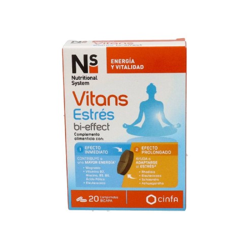 NS EQUIRELAX STRESSCONTROL BI-EFFECT  20 COMPRIMIDOS BICAPA