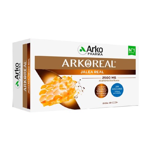ARKOREAL JALEA REAL BIO SIN AZUCAR  2500 MG 20 AMPOLLAS MONODOSIS