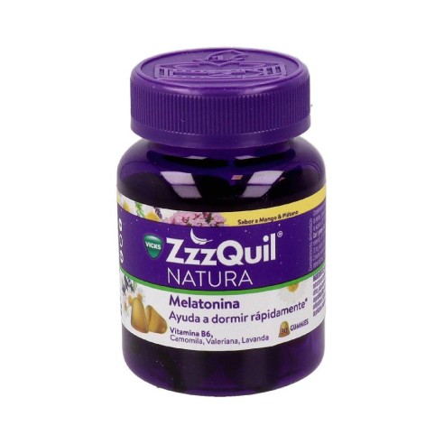 ZZZQUIL SUEÑO  30 GUMMIES SABOR MANGO & PLATANO