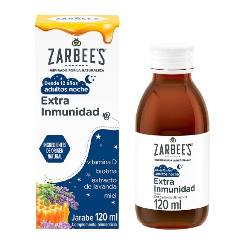 ZARBEE´S ADULTOS NOCHE INMUNIDAD JARABE  1 ENVASE 120 ML