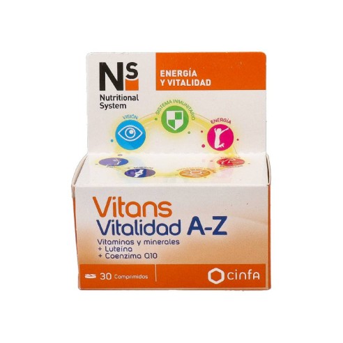 NS VITANS VITALIDAD A-Z  30 COMPRIMIDOS