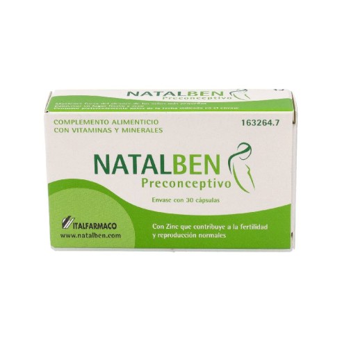 NATALBEN PRECONCEPTIVO  30 CAPSULAS