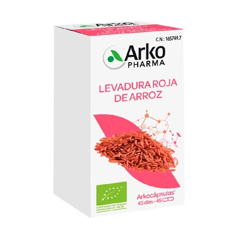 ARKOCAPSULAS LEVADURA ROJA DE ARROZ  45 CAPSULAS