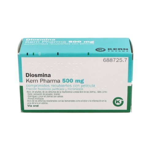 DIOSMINA KERN PHARMA 500 MG 60 COMPRIMIDOS RECUBIERTOS