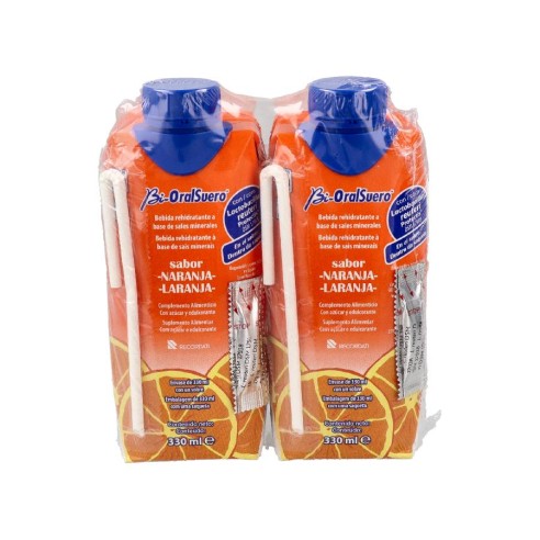 BIORALSUERO  2 TETRABRIKS 330 ML SABOR NARANJA