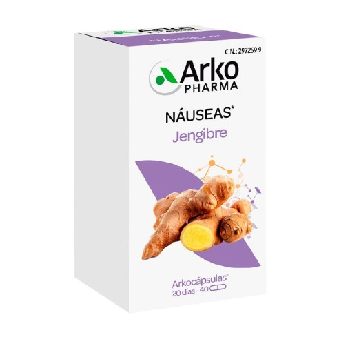 ARKOCAPSULAS JENGIBRE BIO  40 CAPSULAS