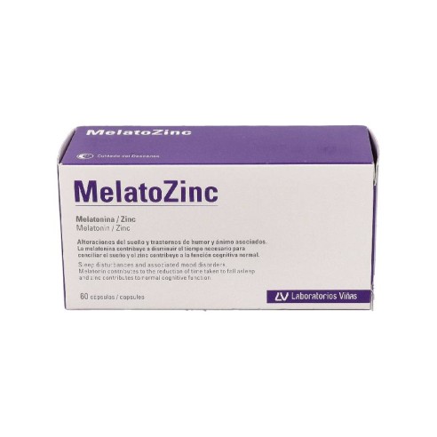 MELATOZINC  1 MG 60 CAPSULAS