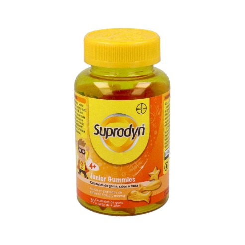 SUPRADYN JUNIOR GUMMIES  30 CARAMELOS DE GOMA SABOR FRUTA