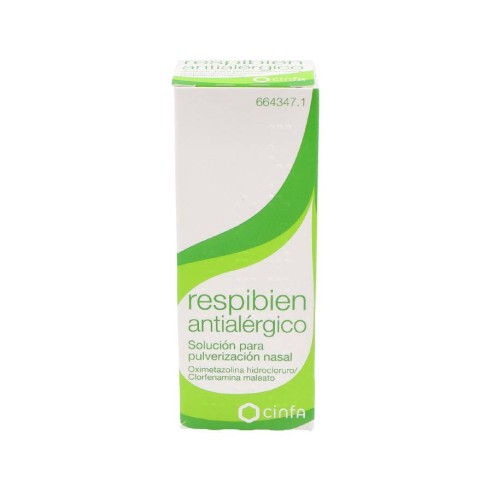RESPIBIEN ANTIALERGICO 0,5 MG/ML  0,5 MG/ML SOLUCION PARA PULVERIZACION NASAL 1 FRASCO 15 ML