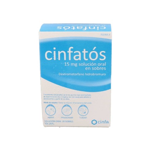 CINFATOS 15 MG 18 SOBRES SOLUCION ORAL