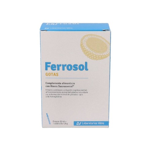 FERROSOL GOTAS Y SOBRE  1 FRASCO 30 ML  1 SOBRE 1,9 G