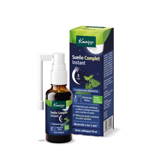 KNEIPP SUEÑO COMPLET INSTANT  1 SPRAY SUBLINGUAL 30 ML SABOR MENTA