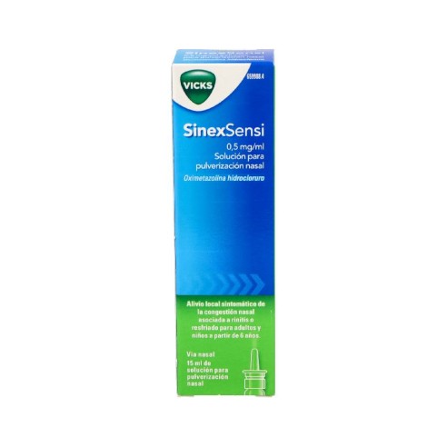 NASALVICKS 0,5 MG/ML SOLUCION PARA PULVERIZACION NASAL 1 FRASCO 15 ML