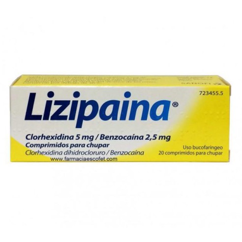 LIZIPAINA CLORHEXIDINA/BENZOCAINA 5...