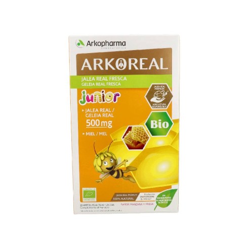 ARKOREAL JALEA REAL JUNIOR AMPOLLAS  50O MG 20 AMP