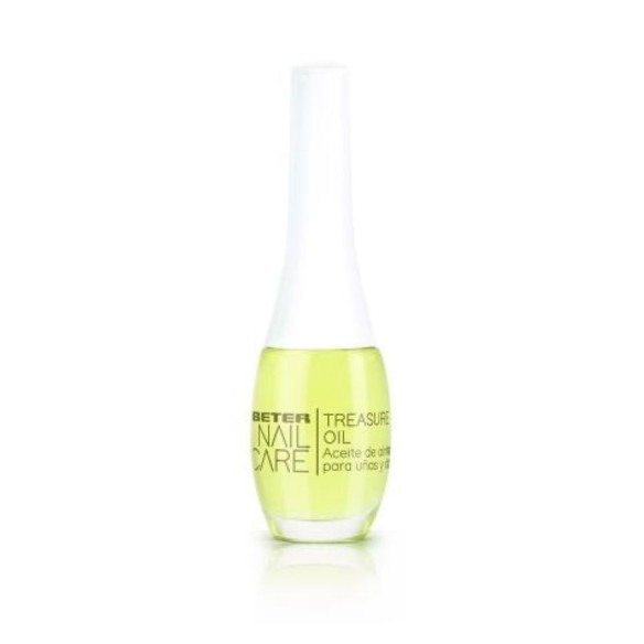 TREASURE OIL ACEITE DE ALMENDRAS UÑAS CUTICULAS BETER NAIL CARE 1 ENVASE 11 ML